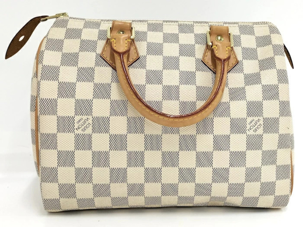 Louis Vuitton Handbag Azur Damier Speedy White